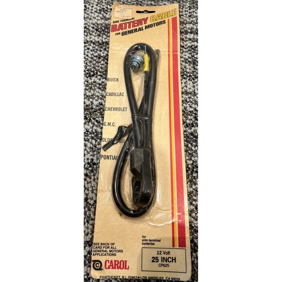 VTG CAROL CP625 Replacement Side Terminal Battery Cable For General Motors USA - Picture 1 of 7